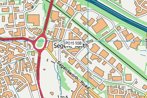 PO15 5SB map - OS VectorMap District (Ordnance Survey) PO15 5SB map - OS VectorMap District (Ordnance Survey)