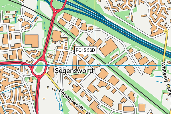 PO15 5SD map - OS VectorMap District (Ordnance Survey) PO15 5SD map - OS VectorMap District (Ordnance Survey)