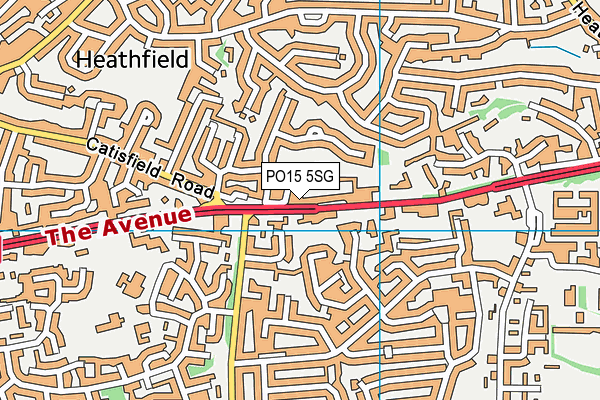 PO15 5SG map - OS VectorMap District (Ordnance Survey) PO15 5SG map - OS VectorMap District (Ordnance Survey)