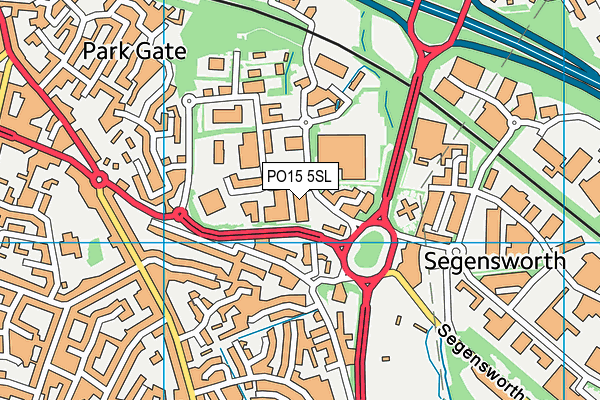 PO15 5SL map - OS VectorMap District (Ordnance Survey) PO15 5SL map - OS VectorMap District (Ordnance Survey)