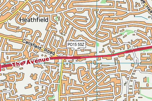 PO15 5SZ map - OS VectorMap District (Ordnance Survey) PO15 5SZ map - OS VectorMap District (Ordnance Survey)