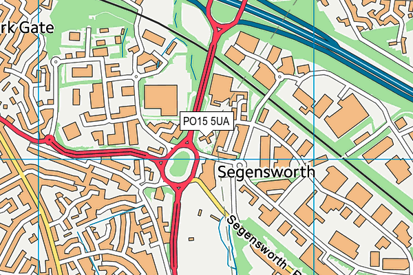 PO15 5UA map - OS VectorMap District (Ordnance Survey) PO15 5UA map - OS VectorMap District (Ordnance Survey)