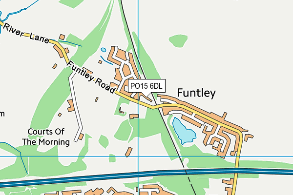 PO15 6DL map - OS VectorMap District (Ordnance Survey) PO15 6DL map - OS VectorMap District (Ordnance Survey)