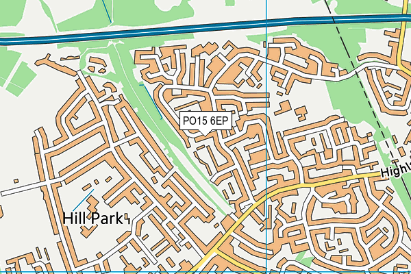 PO15 6EP map - OS VectorMap District (Ordnance Survey) PO15 6EP map - OS VectorMap District (Ordnance Survey)