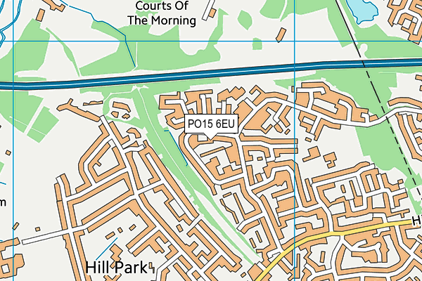 PO15 6EU map - OS VectorMap District (Ordnance Survey) PO15 6EU map - OS VectorMap District (Ordnance Survey)