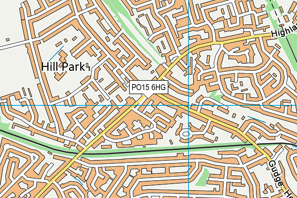 PO15 6HG map - OS VectorMap District (Ordnance Survey) PO15 6HG map - OS VectorMap District (Ordnance Survey)