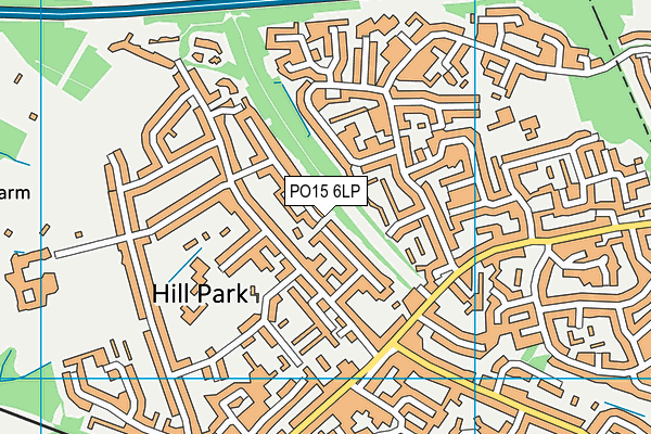 PO15 6LP map - OS VectorMap District (Ordnance Survey) PO15 6LP map - OS VectorMap District (Ordnance Survey)