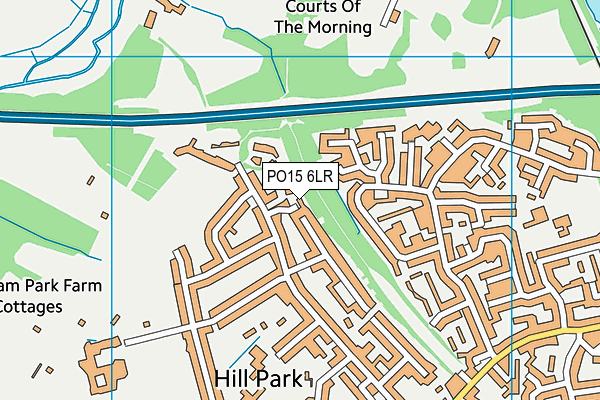PO15 6LR map - OS VectorMap District (Ordnance Survey) PO15 6LR map - OS VectorMap District (Ordnance Survey)