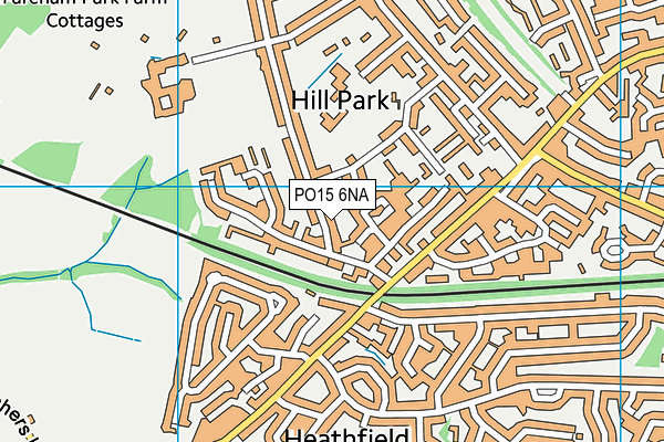PO15 6NA map - OS VectorMap District (Ordnance Survey) PO15 6NA map - OS VectorMap District (Ordnance Survey)
