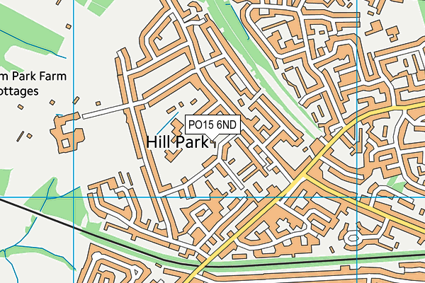 PO15 6ND map - OS VectorMap District (Ordnance Survey) PO15 6ND map - OS VectorMap District (Ordnance Survey)