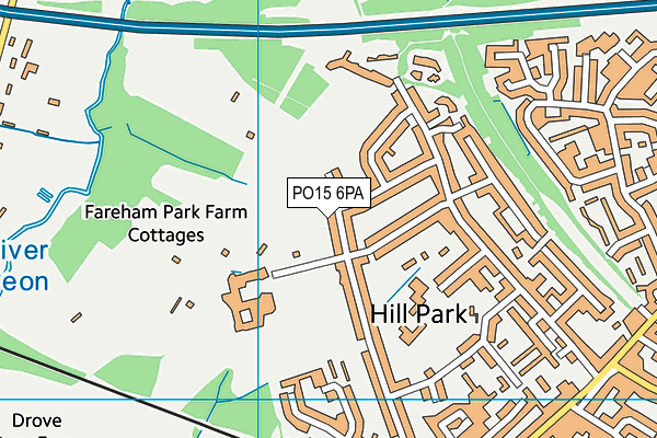 PO15 6PA map - OS VectorMap District (Ordnance Survey) PO15 6PA map - OS VectorMap District (Ordnance Survey)