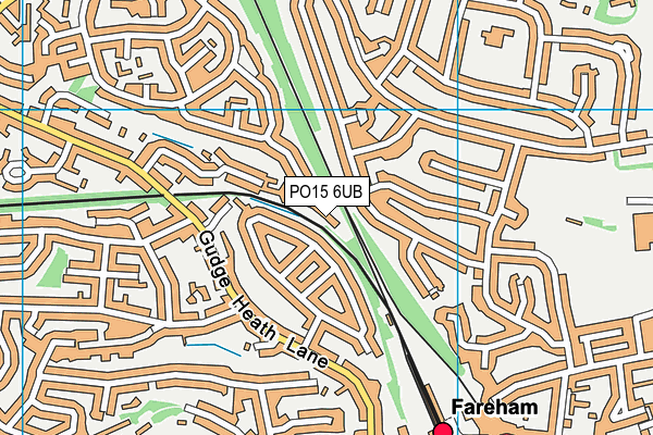 PO15 6UB map - OS VectorMap District (Ordnance Survey) PO15 6UB map - OS VectorMap District (Ordnance Survey)