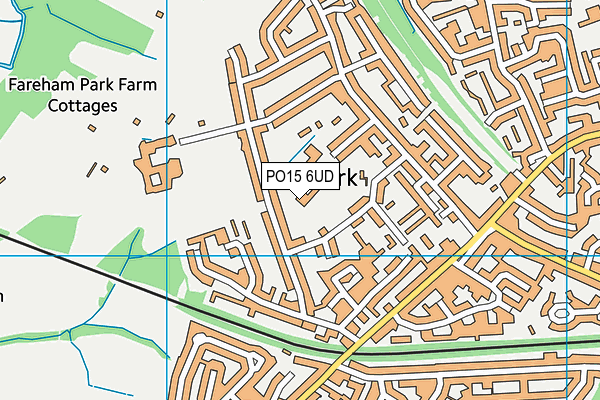 PO15 6UD map - OS VectorMap District (Ordnance Survey) PO15 6UD map - OS VectorMap District (Ordnance Survey)