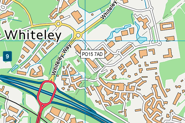 PO15 7AD map - OS VectorMap District (Ordnance Survey) PO15 7AD map - OS VectorMap District (Ordnance Survey)