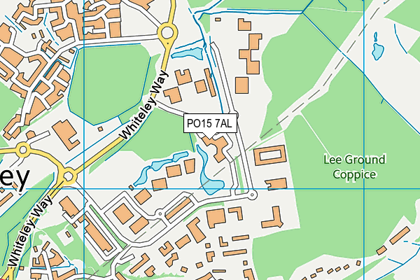 PO15 7AL map - OS VectorMap District (Ordnance Survey) PO15 7AL map - OS VectorMap District (Ordnance Survey)
