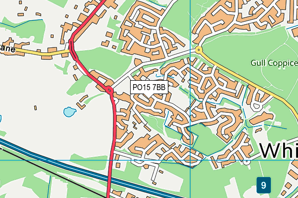 PO15 7BB map - OS VectorMap District (Ordnance Survey) PO15 7BB map - OS VectorMap District (Ordnance Survey)