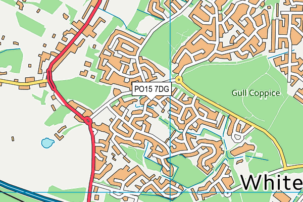 PO15 7DG map - OS VectorMap District (Ordnance Survey) PO15 7DG map - OS VectorMap District (Ordnance Survey)
