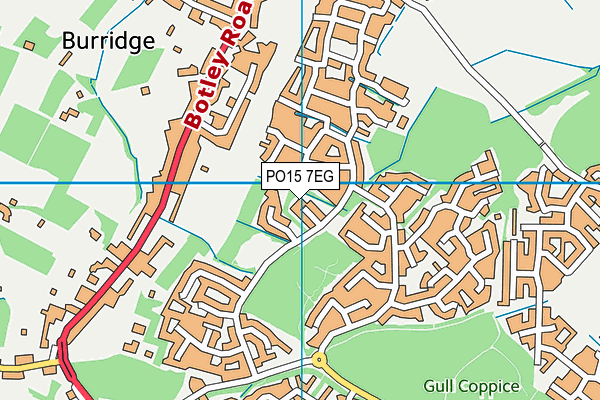PO15 7EG map - OS VectorMap District (Ordnance Survey) PO15 7EG map - OS VectorMap District (Ordnance Survey)