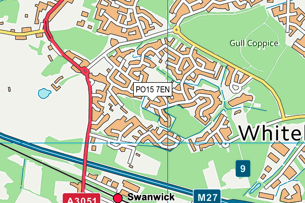 PO15 7EN map - OS VectorMap District (Ordnance Survey) PO15 7EN map - OS VectorMap District (Ordnance Survey)