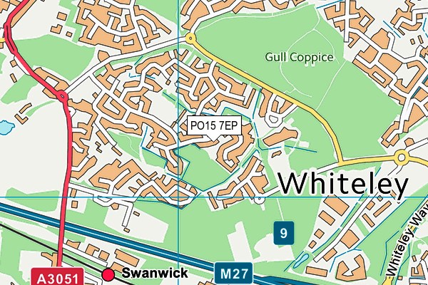 PO15 7EP map - OS VectorMap District (Ordnance Survey) PO15 7EP map - OS VectorMap District (Ordnance Survey)