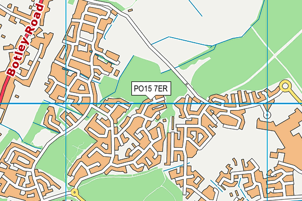 PO15 7ER map - OS VectorMap District (Ordnance Survey) PO15 7ER map - OS VectorMap District (Ordnance Survey)