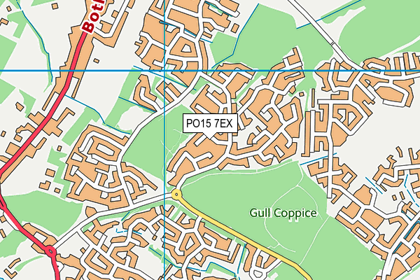 PO15 7EX map - OS VectorMap District (Ordnance Survey) PO15 7EX map - OS VectorMap District (Ordnance Survey)