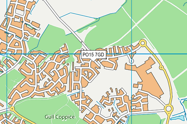PO15 7GD map - OS VectorMap District (Ordnance Survey) PO15 7GD map - OS VectorMap District (Ordnance Survey)