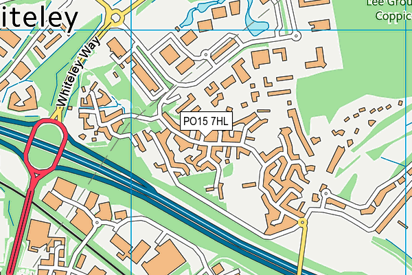 PO15 7HL map - OS VectorMap District (Ordnance Survey) PO15 7HL map - OS VectorMap District (Ordnance Survey)