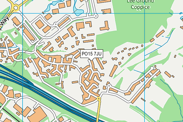 PO15 7JU map - OS VectorMap District (Ordnance Survey) PO15 7JU map - OS VectorMap District (Ordnance Survey)