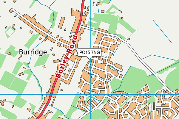 PO15 7NG map - OS VectorMap District (Ordnance Survey) PO15 7NG map - OS VectorMap District (Ordnance Survey)