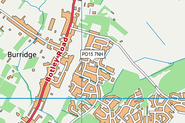 PO15 7NH map - OS VectorMap District (Ordnance Survey) PO15 7NH map - OS VectorMap District (Ordnance Survey)