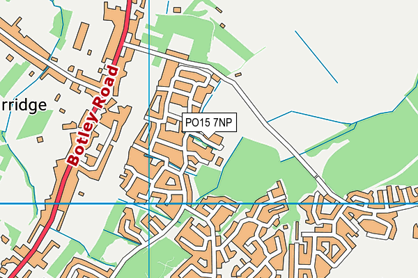 PO15 7NP map - OS VectorMap District (Ordnance Survey) PO15 7NP map - OS VectorMap District (Ordnance Survey)