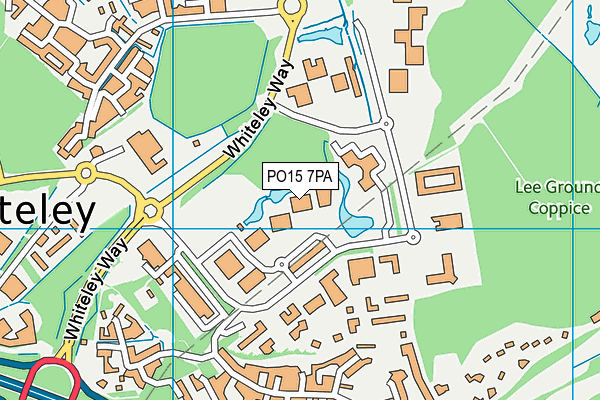 PO15 7PA map - OS VectorMap District (Ordnance Survey) PO15 7PA map - OS VectorMap District (Ordnance Survey)
