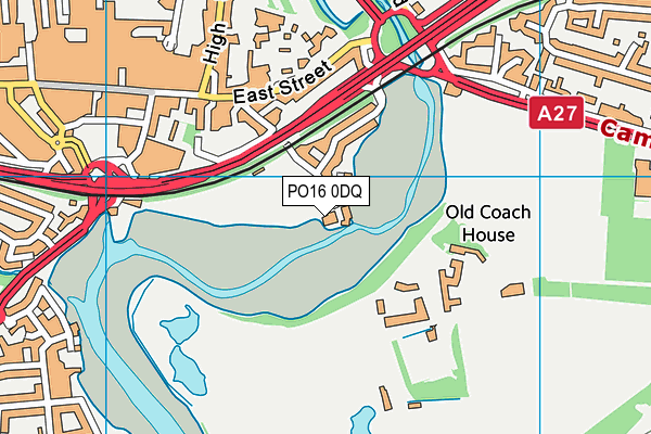 PO16 0DQ map - OS VectorMap District (Ordnance Survey) PO16 0DQ map - OS VectorMap District (Ordnance Survey)