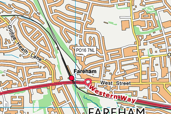 PO16 7NL map - OS VectorMap District (Ordnance Survey) PO16 7NL map - OS VectorMap District (Ordnance Survey)