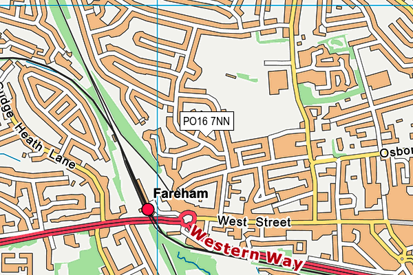 PO16 7NN map - OS VectorMap District (Ordnance Survey) PO16 7NN map - OS VectorMap District (Ordnance Survey)