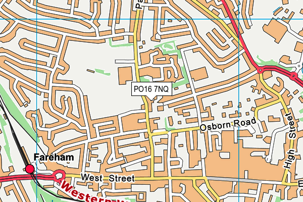 PO16 7NQ map - OS VectorMap District (Ordnance Survey) PO16 7NQ map - OS VectorMap District (Ordnance Survey)