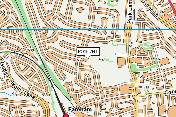 PO16 7NT map - OS VectorMap District (Ordnance Survey) PO16 7NT map - OS VectorMap District (Ordnance Survey)