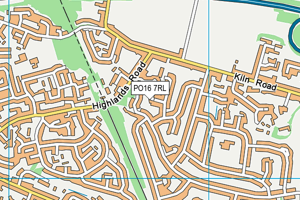 PO16 7RL map - OS VectorMap District (Ordnance Survey) PO16 7RL map - OS VectorMap District (Ordnance Survey)