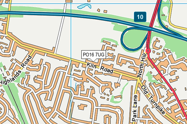 PO16 7UG map - OS VectorMap District (Ordnance Survey) PO16 7UG map - OS VectorMap District (Ordnance Survey)