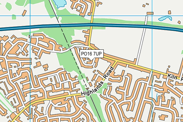 PO16 7UP map - OS VectorMap District (Ordnance Survey) PO16 7UP map - OS VectorMap District (Ordnance Survey)