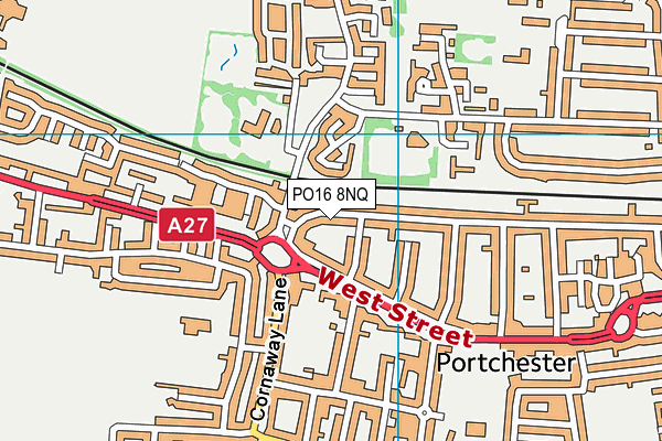 PO16 8NQ map - OS VectorMap District (Ordnance Survey) PO16 8NQ map - OS VectorMap District (Ordnance Survey)