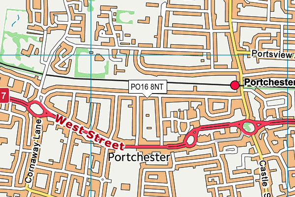 PO16 8NT map - OS VectorMap District (Ordnance Survey) PO16 8NT map - OS VectorMap District (Ordnance Survey)