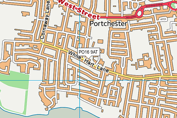 PO16 9AT map - OS VectorMap District (Ordnance Survey) PO16 9AT map - OS VectorMap District (Ordnance Survey)