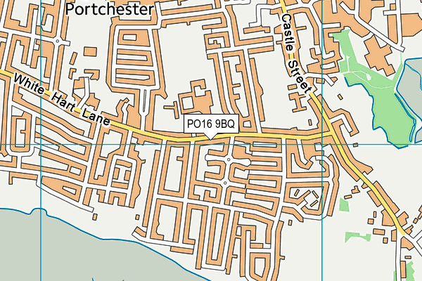 PO16 9BQ map - OS VectorMap District (Ordnance Survey) PO16 9BQ map - OS VectorMap District (Ordnance Survey)