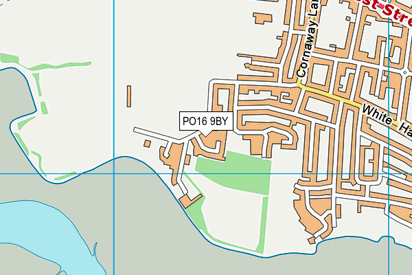PO16 9BY map - OS VectorMap District (Ordnance Survey) PO16 9BY map - OS VectorMap District (Ordnance Survey)