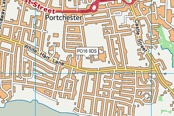 PO16 9DS map - OS VectorMap District (Ordnance Survey) PO16 9DS map - OS VectorMap District (Ordnance Survey)