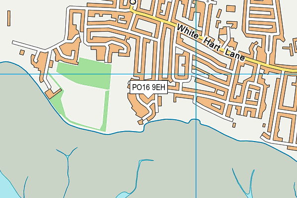 PO16 9EH map - OS VectorMap District (Ordnance Survey) PO16 9EH map - OS VectorMap District (Ordnance Survey)