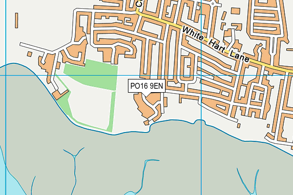 PO16 9EN map - OS VectorMap District (Ordnance Survey) PO16 9EN map - OS VectorMap District (Ordnance Survey)