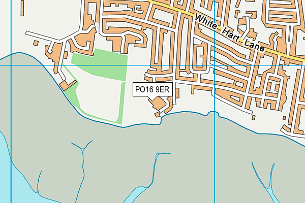 PO16 9ER map - OS VectorMap District (Ordnance Survey) PO16 9ER map - OS VectorMap District (Ordnance Survey)
